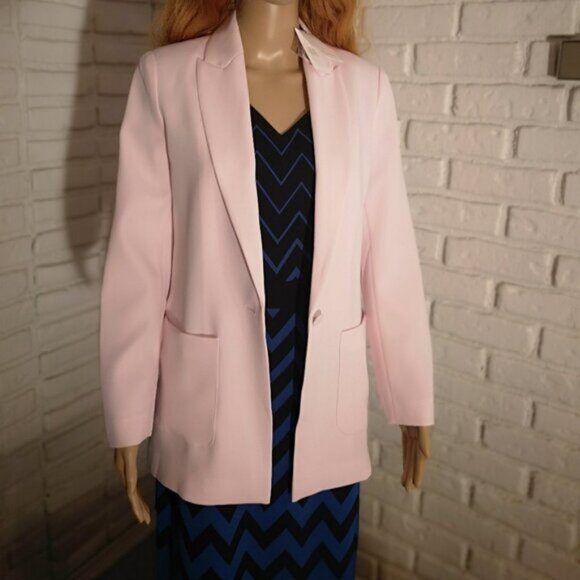 NWT en Thread Ladies Size XS Light Pink Blazer - Picture 1 of 5